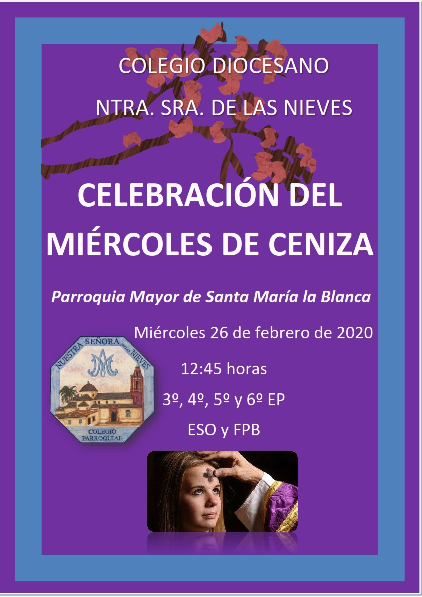 Cartel Miércoles de Ceniza 19 20