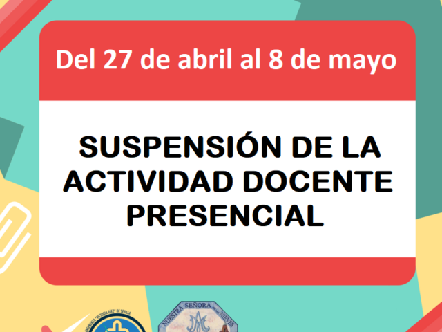 3ª PRÓRROGA SUSPENSIÓN ACTIVIDAD DOCENTE PRESENCIAL