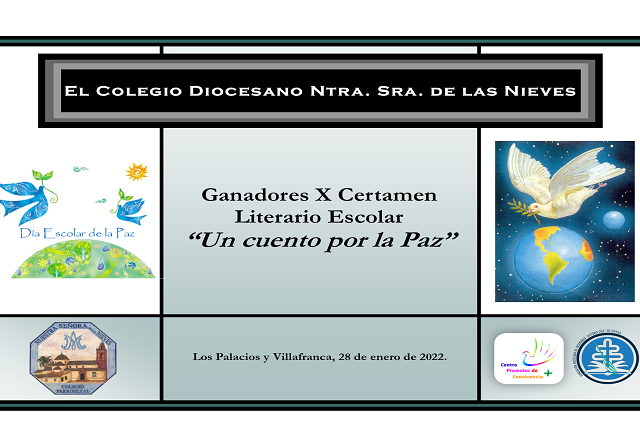 DIPLOMA CERTAMEN LITERARIO (Un cuento por la Paz) - Ganadores