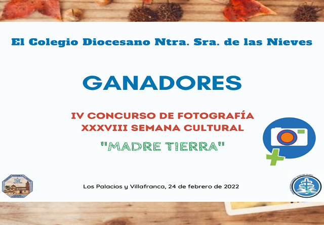 Cartel Ganadores Concurso de Fotografía (XXXVIII Semana Cultural)