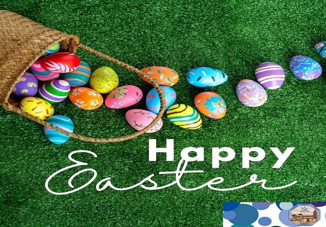 green minimalist happy easter (Facebook Post) - copia