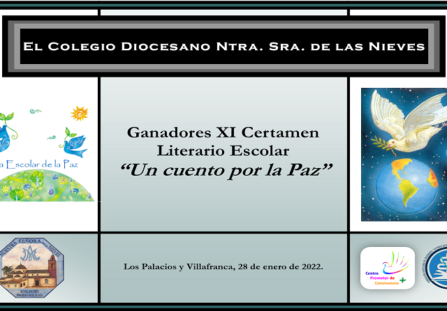 DIPLOMA CERTAMEN LITERARIO (Un cuento por la Paz) - Ganadores