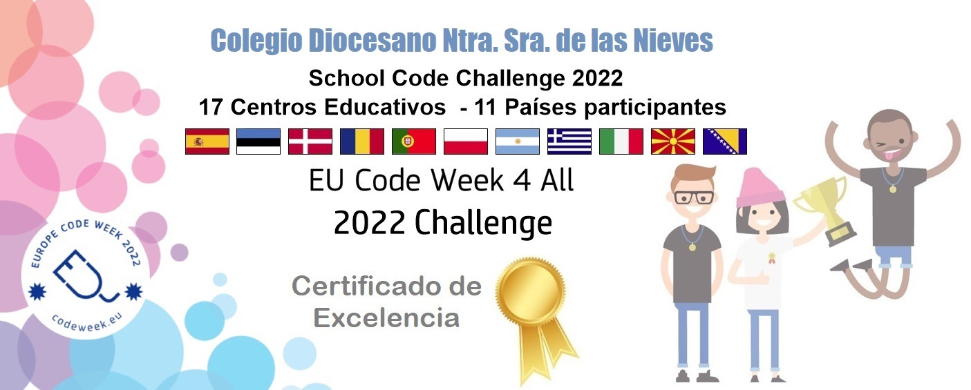 Certificate of Excellence 2022 CodeWeek ES