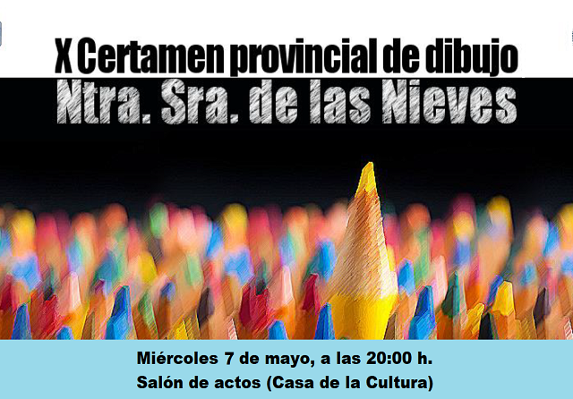 Cartel Certamen (Entrega de premios)