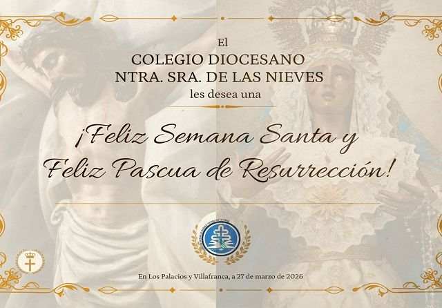 ¡FELIZ SEMANA SANTA Y FELIZ PASCUA DE RESURRECCIÓN!